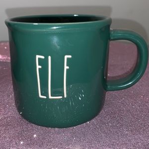 Rae Dunn ELF Mug GREEN Ceramic‎ Mug